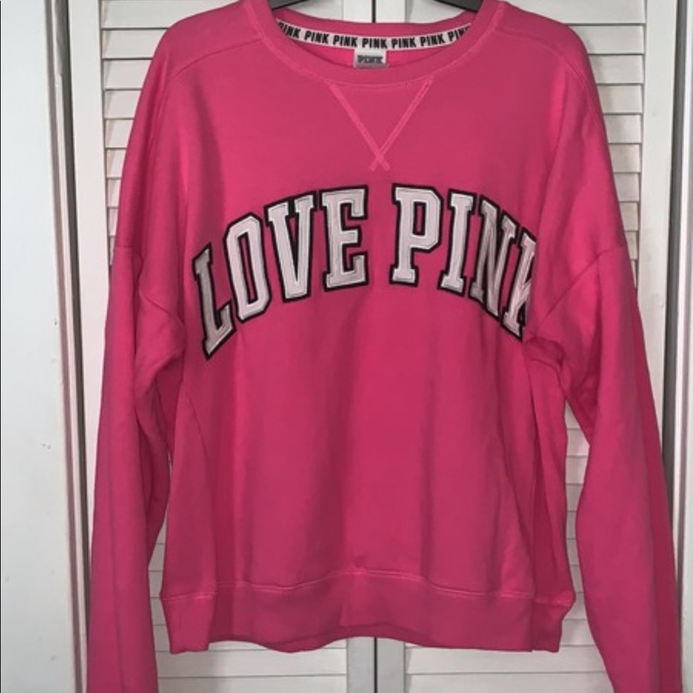 VS Pink Crewneck Sweater